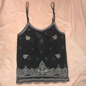 LF embroidered top